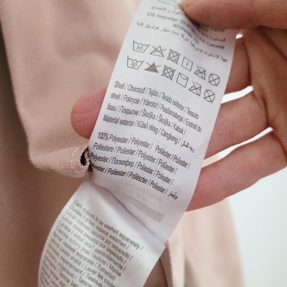 Faux Suede Soft Dusty Pink Open Cardigan Shrug - M - Picture 6 of 9